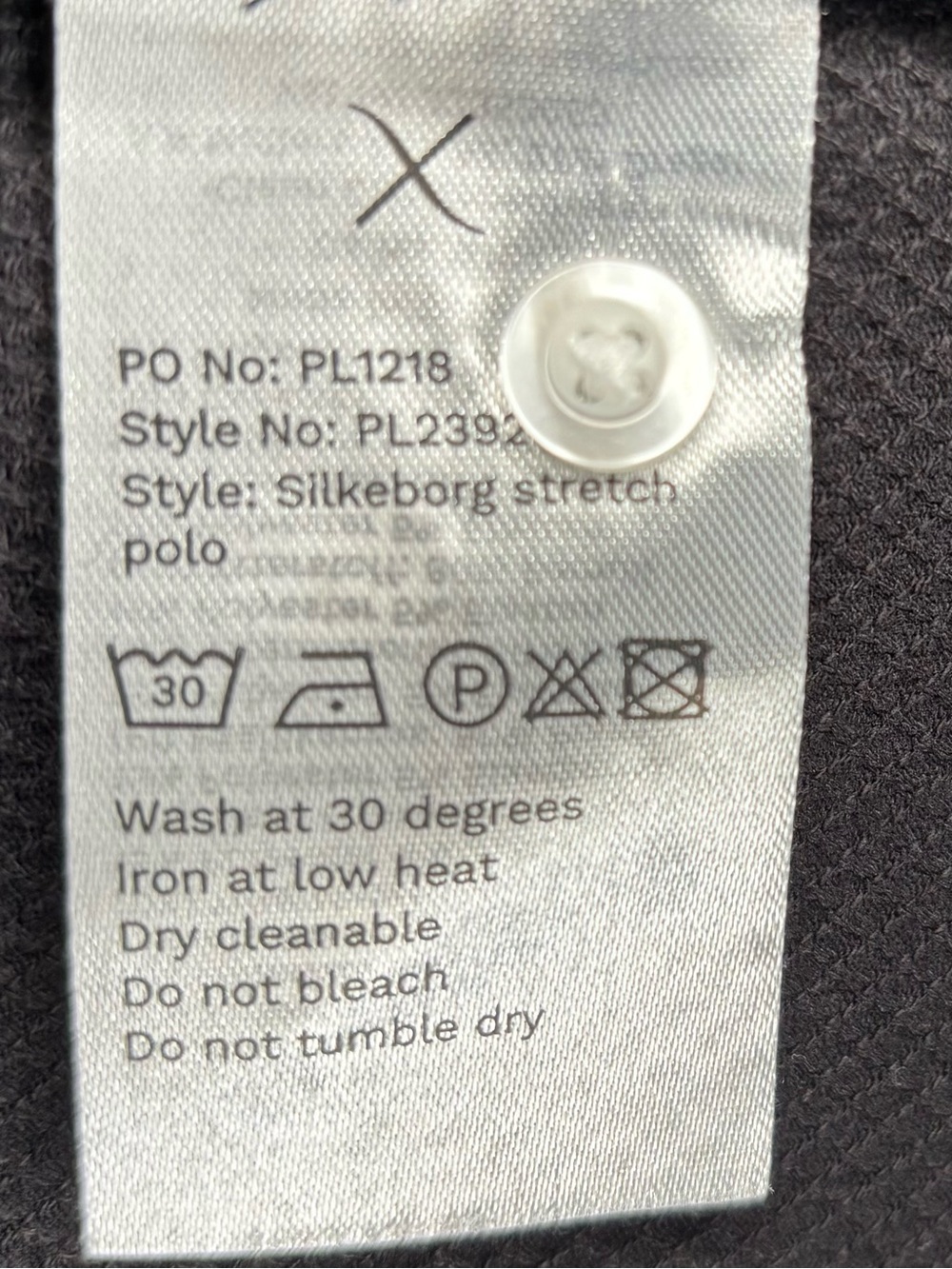 Copenhagen Stretch POLO BLACK OEKO-TEX cotton blend stretch Small elevated basic - Picture 11 of 15